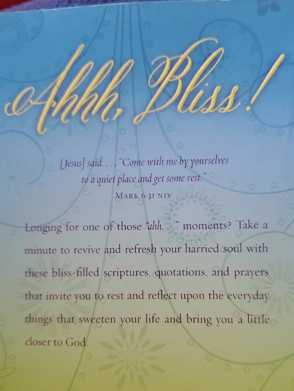 Blissful Moments Inspirational Book Everyday Life - Picture 2 of 8